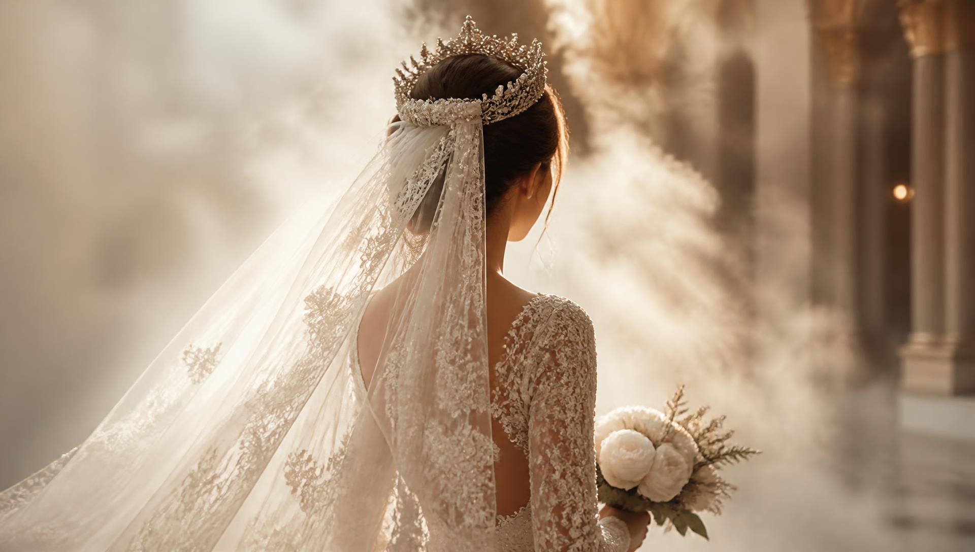 Novia con corona